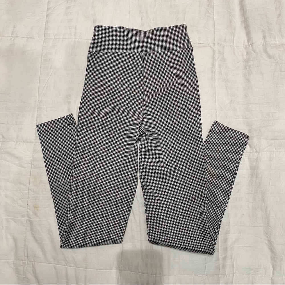 FOREVER21 Houndstooth Super Skinny Pants